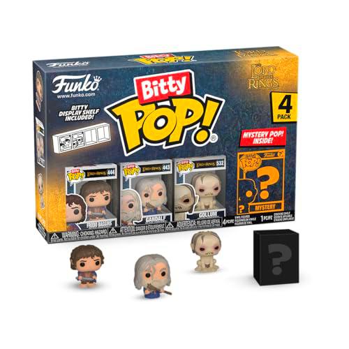 Funko Bitty Pop! Lord of The Rings - Frodo 4PK​ Y una Minifigura Misteriosa Sorpresa