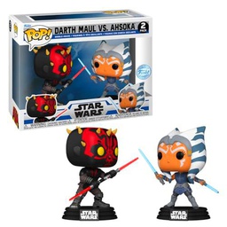 ¡Pop! Star Wars: The Clone Wars - Darth Maul vs. Ahsoka Tano 2 Pack