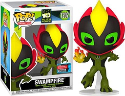 Funko Pop! TV: Ben 10- Figura de vinilo de fuego pantanal (exclusiva de la convención compartida de otoño de 2022)