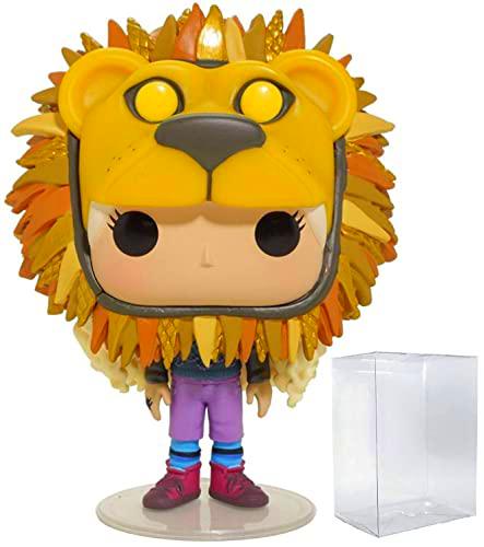 HARRY POTTER - Luna Lovegood con cabeza de león Funko Pop! Figura de vinilo (incluye funda protectora compatible con Pop Box)