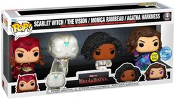 Funko Pop! Movie Wanda Vision Glow - Figuras (4 unidades)