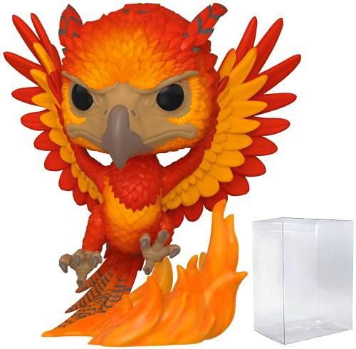 HARRY POTTER - Figura de vinilo Funko Pop de Fawkes (Phoenix) con funda protectora de caja Pop Compatible)