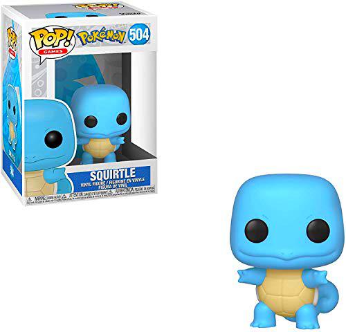 Funko Pop! 39442 Pokémon Squirtle #504 - Licensed Oficial